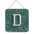 Micasa Letter D Back To School Initial Wall and Door Hanging Prints MI729912
